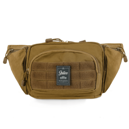 Tactical Waist Bag Solier SV28 Cravo &ndash; Khaki