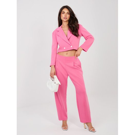 Spodnie dresowe-IT-DR-22255.83-ciemny r&oacute;żowy