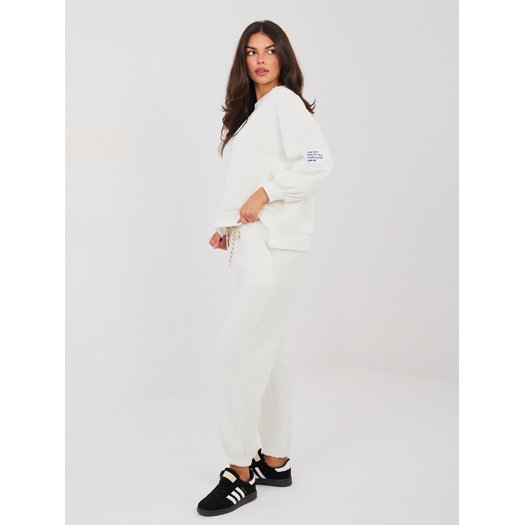 Spodnie dresowe-IT-DR-9781.93-ecru