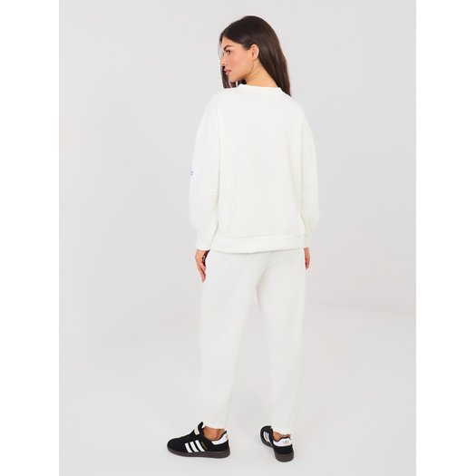 Spodnie dresowe-IT-DR-9781.93-ecru 3