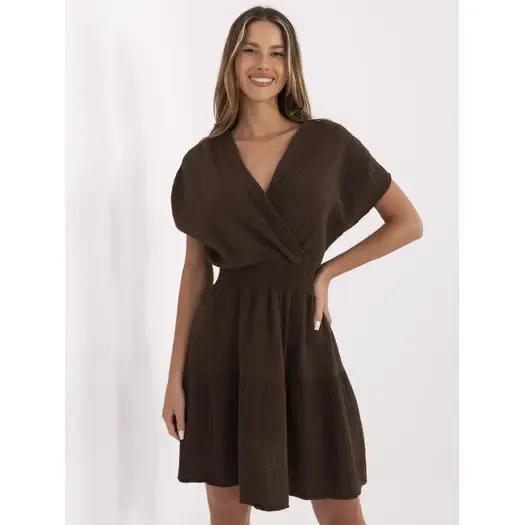 Sukienka-MI-SK-92160.00-ciemny brązowy 4