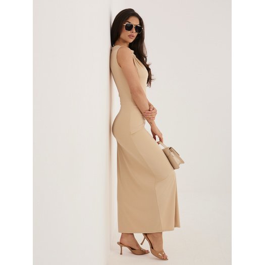 Sukienka-IT-SK-22392.21-beżowy