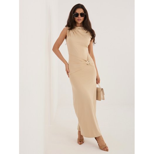 Sukienka-IT-SK-22392.21-beżowy 2