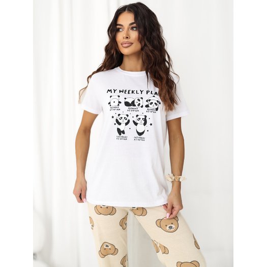 Piżama-CLM-PI-1581.09-beżowy 5