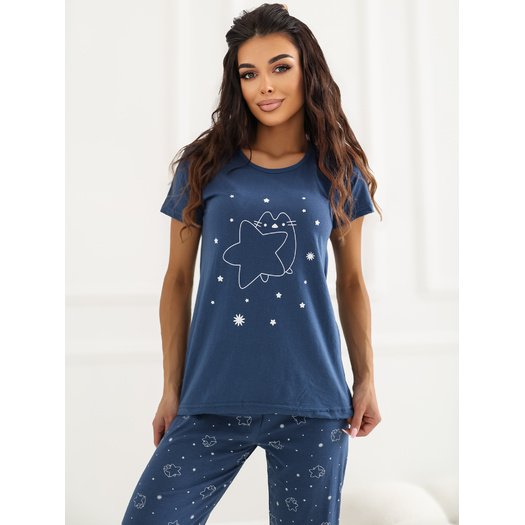 Piżama-DU-PI-FP-301.76-granatowy