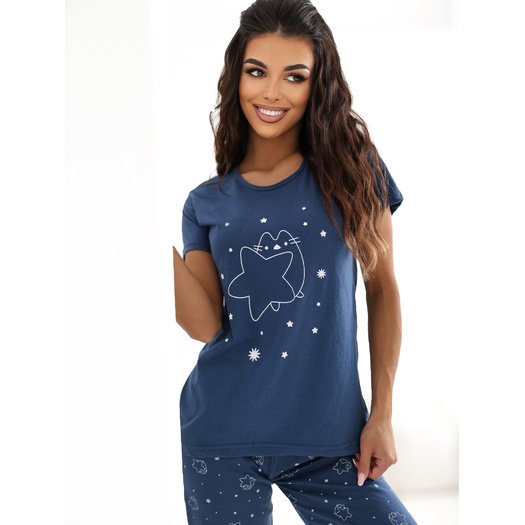 Piżama-DU-PI-FP-301.76-granatowy 1