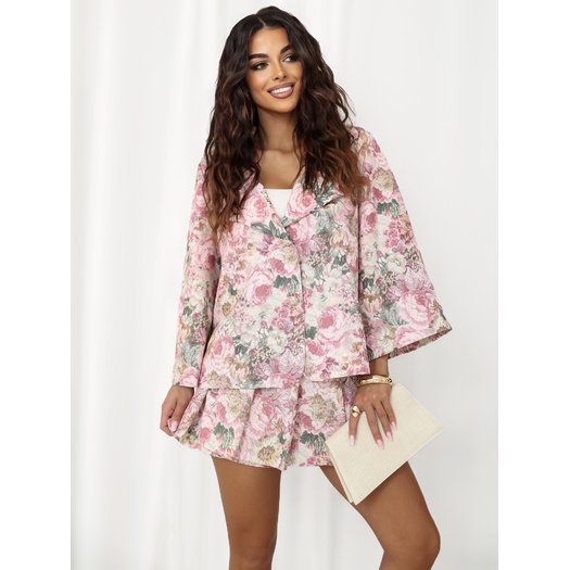 Szorty-IT-SN-FL8757-1.30-ciemny r&oacute;żowy 3