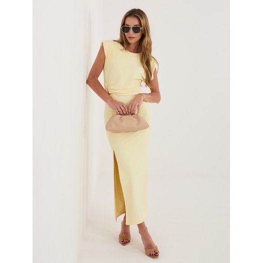 Sukienka-IT-SK-22350.86-jasny ż&oacute;łty