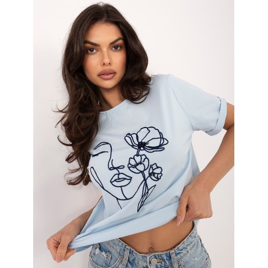 Marškinėliai moterims-IR-TS-R2699.67-jasny niebieski 3