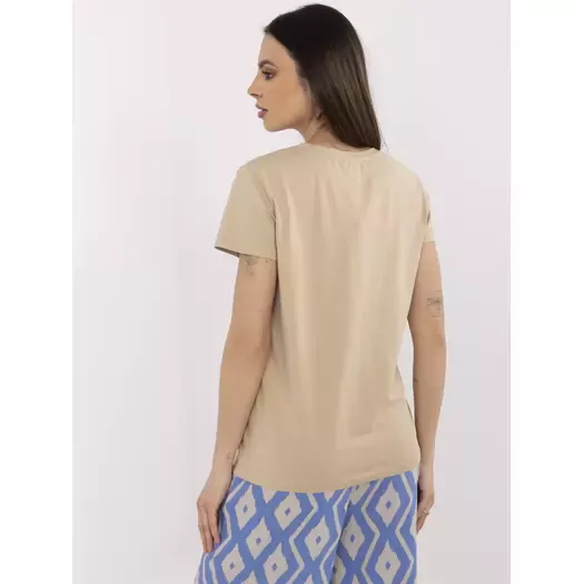 T-shirt-CLM-TS-1639.12-beżowy