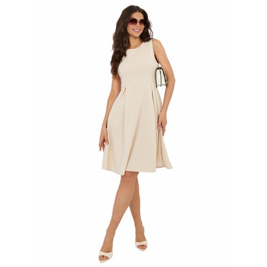 Sukienka-MI-SK-A5433.96-jasny beżowy 1