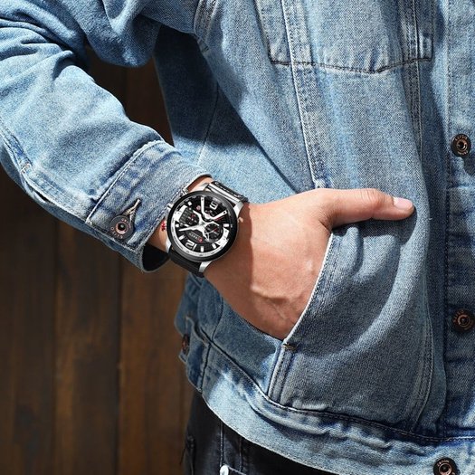 Laikrodis vyrams CURREN 8329 (zc027a) - Chronografas