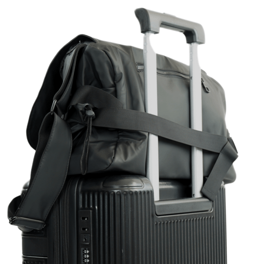 Męska torba listonoszka na ramię Solier S42 VESARI Black
