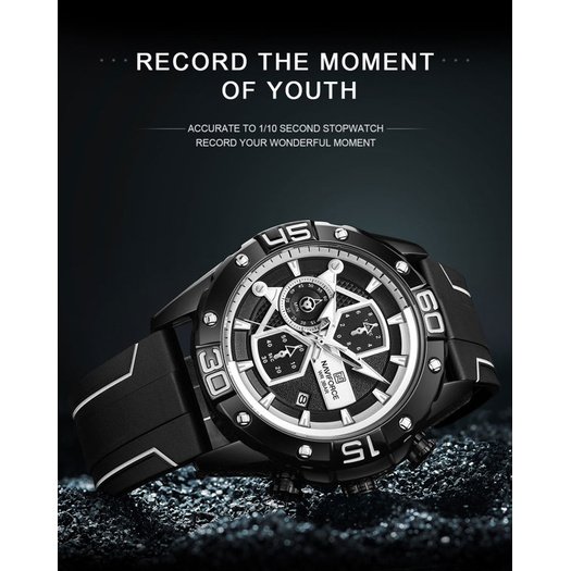 VYRIŠKAS LAIKRODIS NAVIFORCE NF8018T - CHRONOGRAF (zn123a) + dėžutė