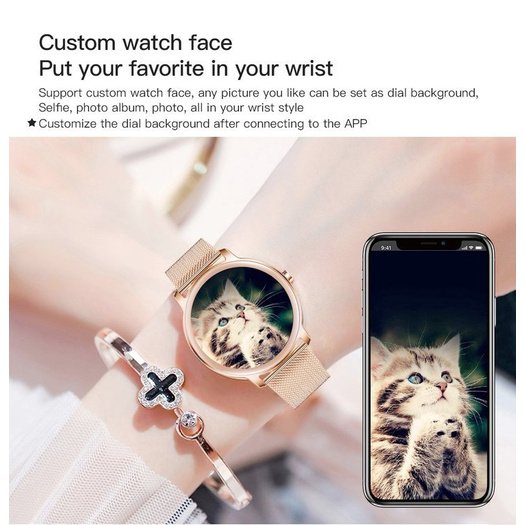 Rubicon RNBE66 WOMEN S SMARTWATCH - OWN dial (sr014b)