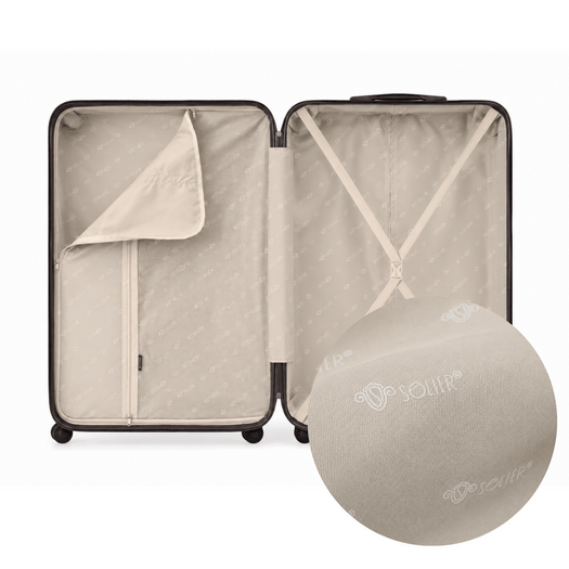 SUITCASE M 24   STL945 ABS DARK GREY 9