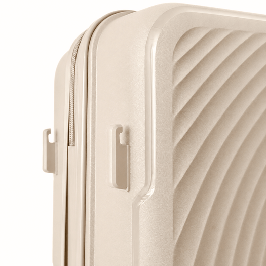 Medium Solier M TORIDE 23  Beige PP Suitcase