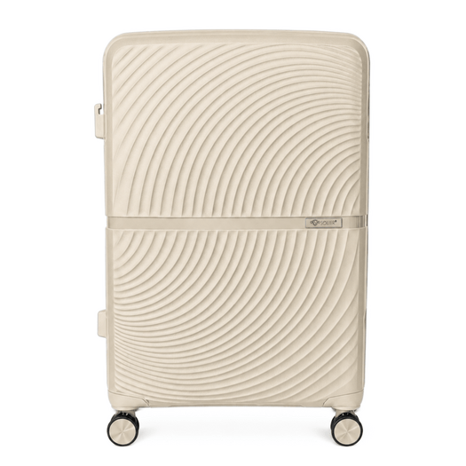 Medium Solier M TORIDE 23  Beige PP Suitcase