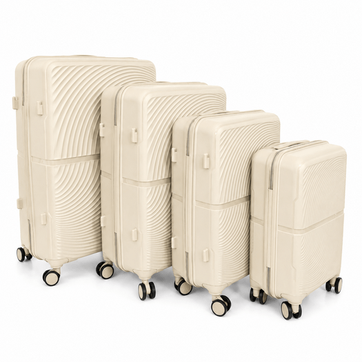 Medium Solier M TORIDE 23  Beige PP Suitcase