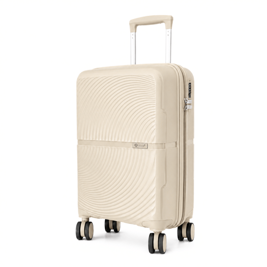 Medium Solier M TORIDE 23  Beige PP Suitcase