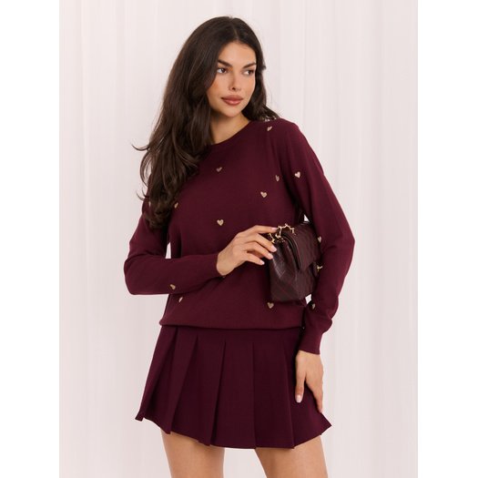 Sweter-IR-SW-57982.28-bordowy
