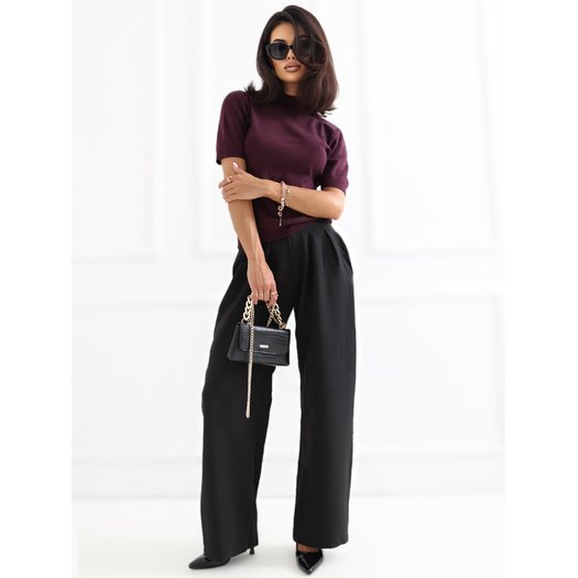 Sweter-PM-SW-SF262.64-ciemny fioletowy