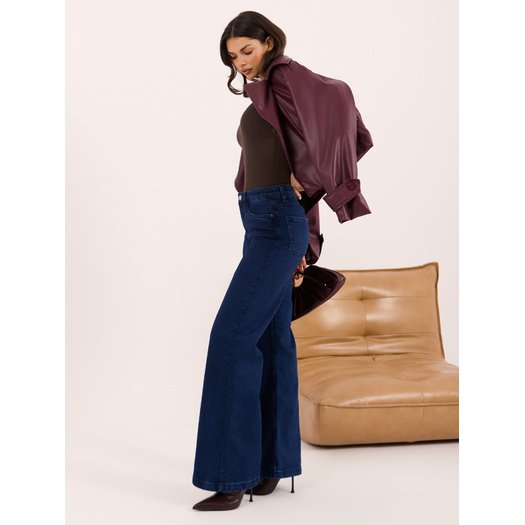 Spodnie jeans-D85094BA62673D315-ciemny niebieski