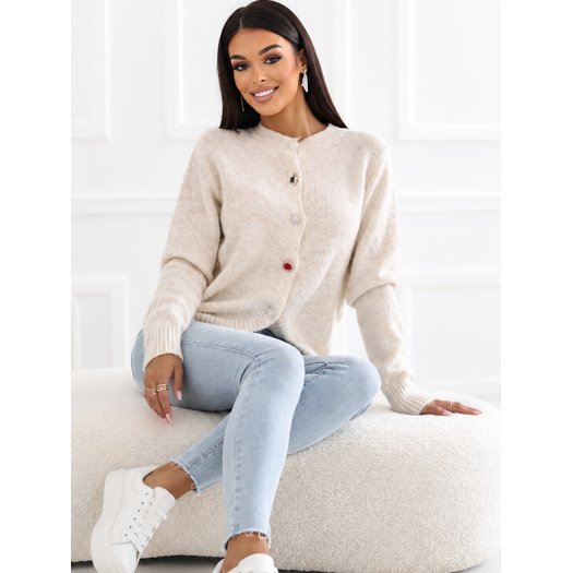Sweter-IR-SW-RR986.22-jasny beżowy