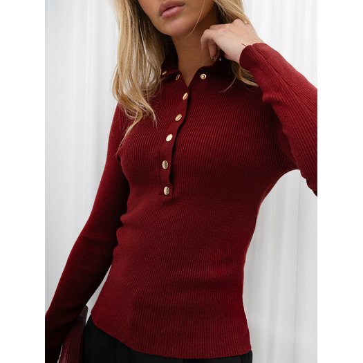 Sweter-IR-SW-57910.03-bordowy