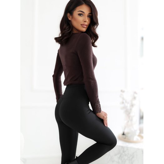 Sweter-CS-SW-57937.11-ciemny brązowy