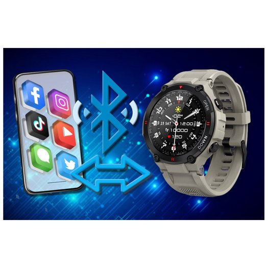 SMARTWATCH MĘSKI GRAVITY GT7-4 - WYKONYWANIE POŁĄCZEŃ (sg016d)