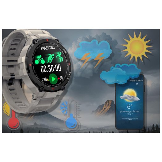SMARTWATCH MĘSKI GRAVITY GT7-4 - WYKONYWANIE POŁĄCZEŃ (sg016d)
