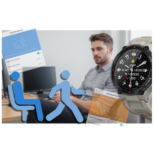 SMARTWATCH MĘSKI GRAVITY GT7-4 - WYKONYWANIE POŁĄCZEŃ (sg016d)