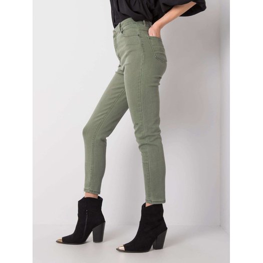 Spodnie jeans-319-SP-6056.43-khaki