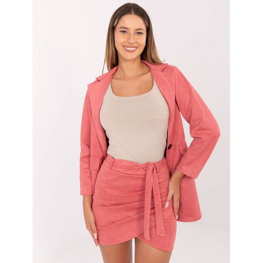 Spódnica-DHJ-SD-15680.28X-coral 19