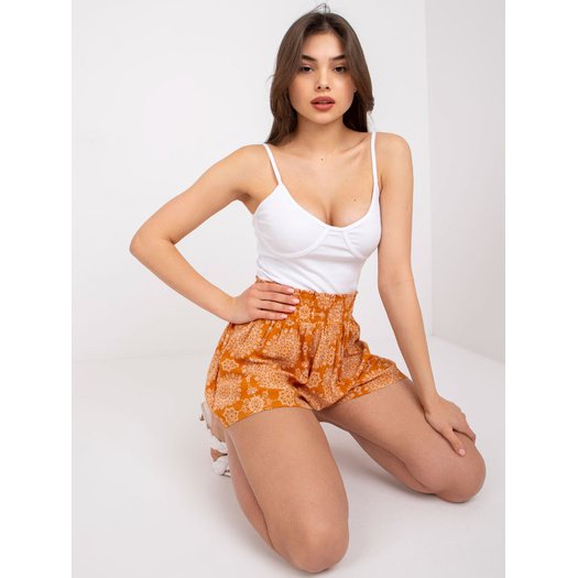 Šortai – D73771M62238KA – tamsiai oranžiniai