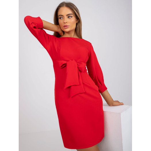 Sukienka-LK-SK-508837.71P-czerwony 3