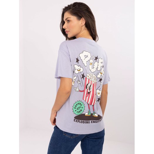 T-shirt-D12022AI02645S-jasny fioletowy 3
