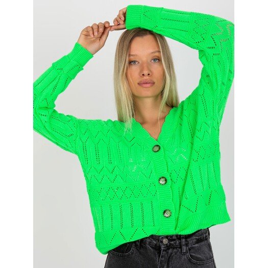 Megztinis-LC-SW-8022.04P-fluo žalias