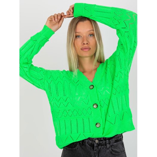 Megztinis-LC-SW-8022.04P-fluo žalias