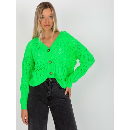 Megztinis-LC-SW-8022.04P-fluo žalias