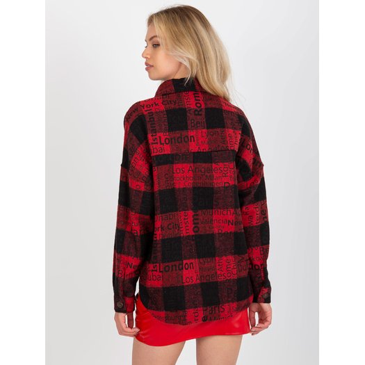 Marškiniai-DN-KS-3990.95P-juoda ir raudona