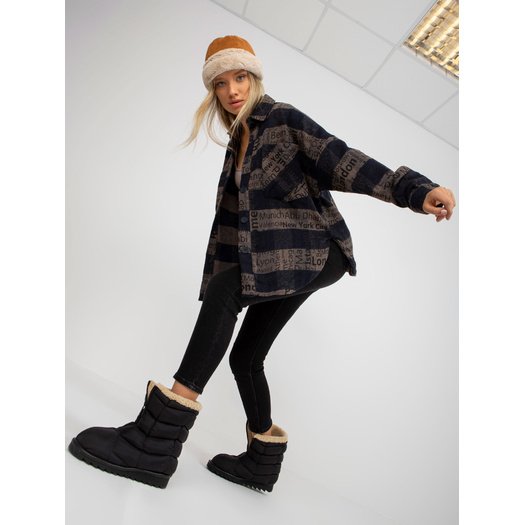 Marškiniai-DN-KS-3990.95P- tamsiai mėlyni