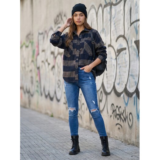 Marškiniai-DN-KS-3990.95P- tamsiai mėlyni 9