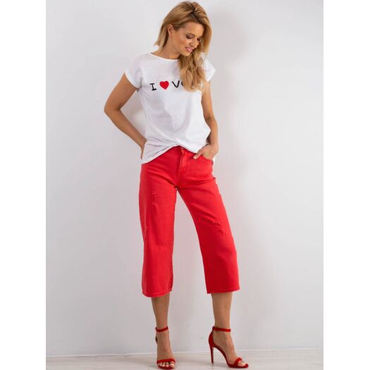 Džinsinės kelnės-JMP-SP-B102.32P-raudona SALE 3