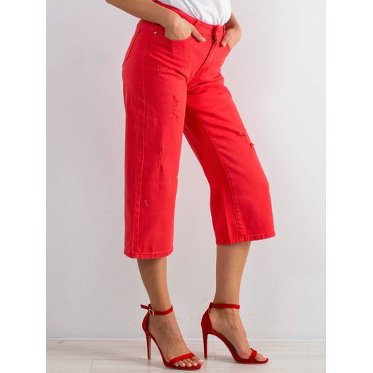 Džinsinės kelnės-JMP-SP-B102.32P-raudona SALE 15