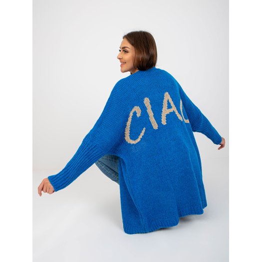 Cardigan-TW-SW-BI-M2201.87-tamsiai mėlyna