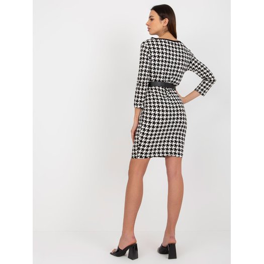 Suknelė-TW-SK-BL-1007.32P-juoda ir balta 16