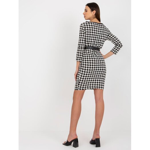 Suknelė-TW-SK-BL-1007.32P-juoda ir balta 10