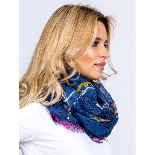 Bandana-AT-CH-F75105.52 - tamsiai mėlyna 1